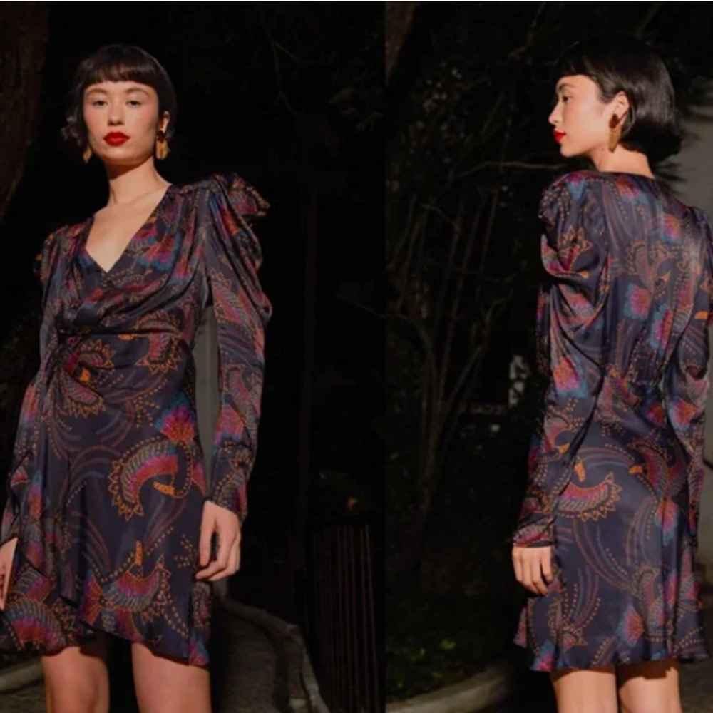 NWT Farm Rio Sequin Toucans Mini Dress